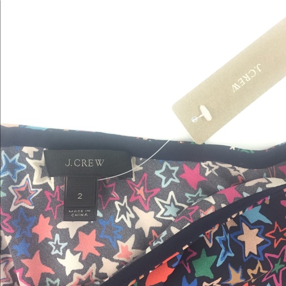 J Crew one shoulder sleeve top with bow size S - Picture 2 of 8